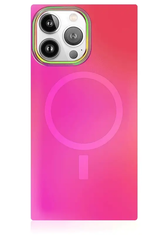 SQUARE® Pink Iridescent Satin iPhone Case - Image 39
