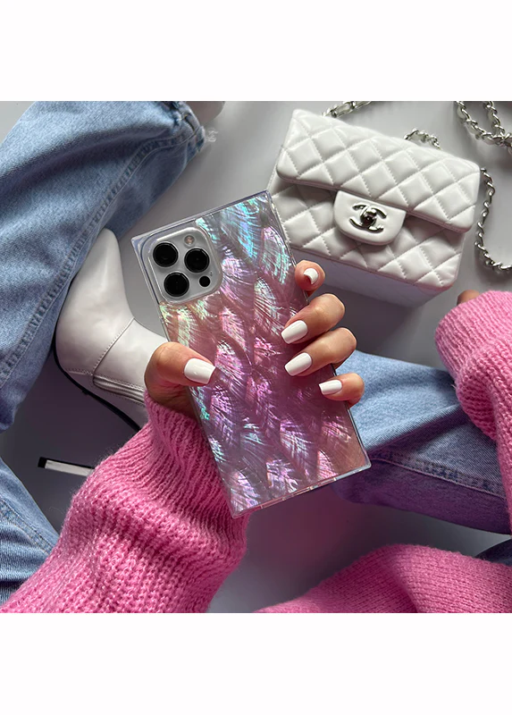 SQUARE® Pink Mother of Pearl Galaxy Case - Image 6