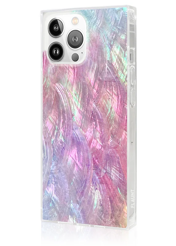 SQUARE® Pink Mother of Pearl iPhone Case - Image 28