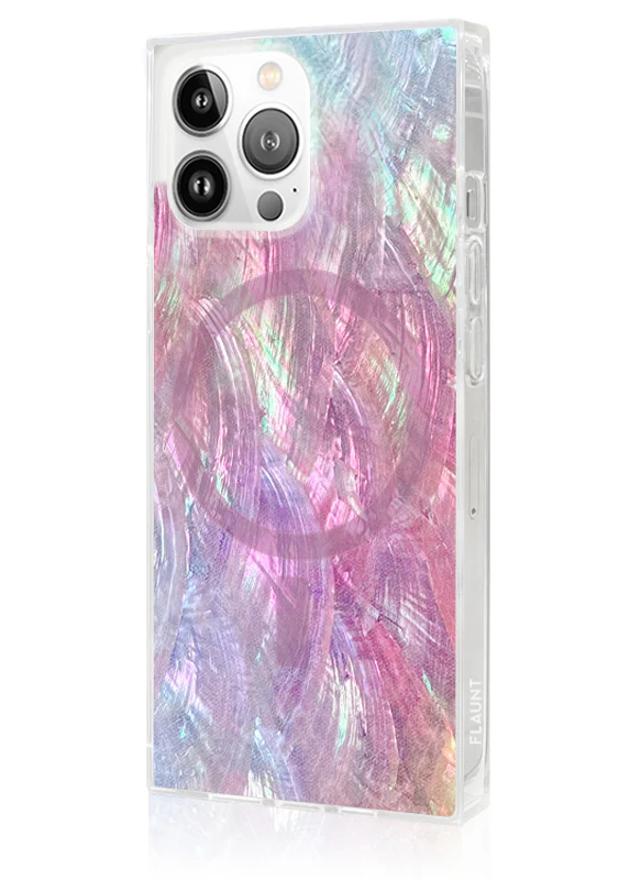 SQUARE® Pink Mother of Pearl iPhone Case - Image 44