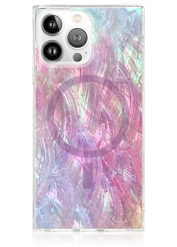 SQUARE® Pink Mother of Pearl iPhone Case - Image 53
