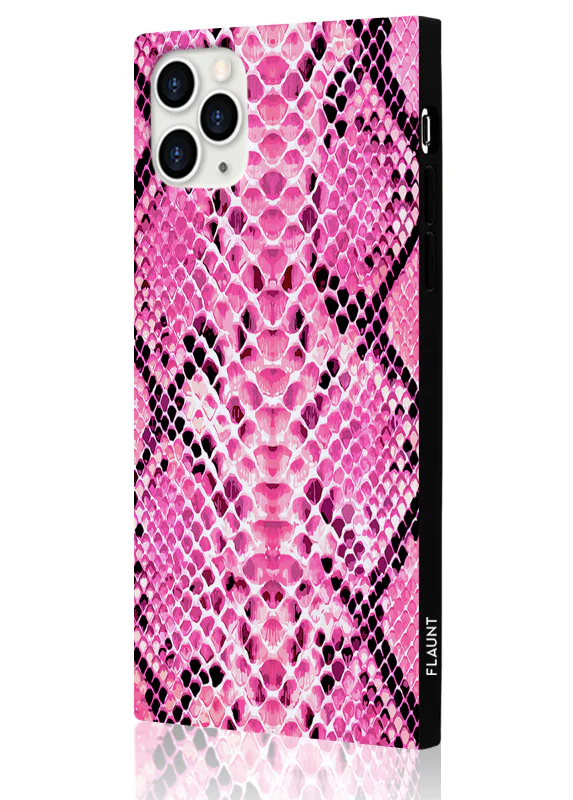 SQUARE® Pink Python iPhone Case - Image 16