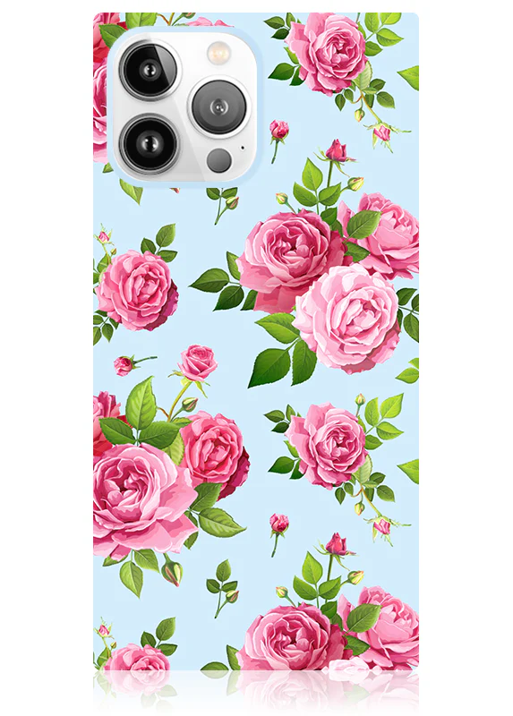SQUARE® Pink Rose Bouquet iPhone Case - Image 41