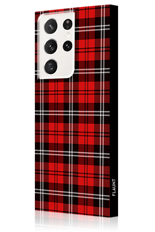 SQUARE® Red Plaid Galaxy Case - Image 2