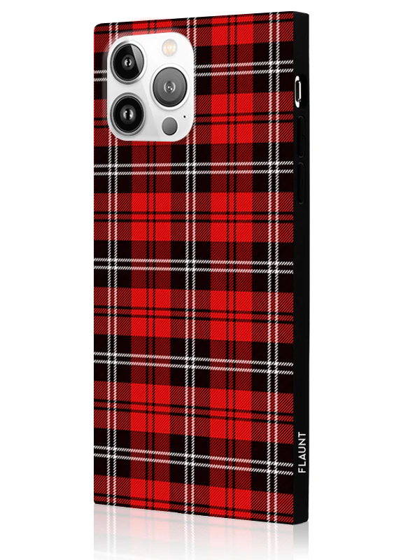 SQUARE® Red Plaid iPhone Case - Image 2