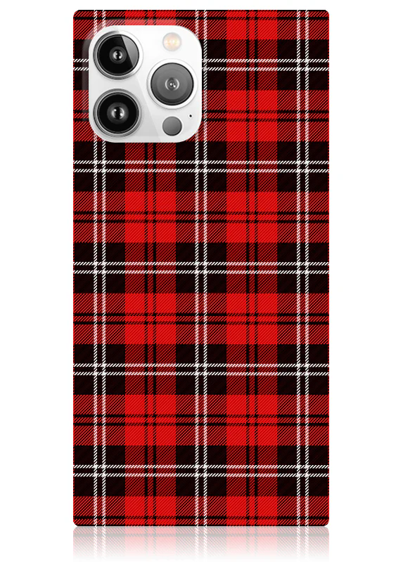 SQUARE® Red Plaid iPhone Case - Image 21