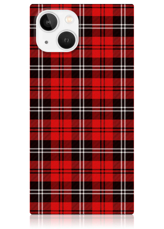 SQUARE® Red Plaid iPhone Case - Image 25