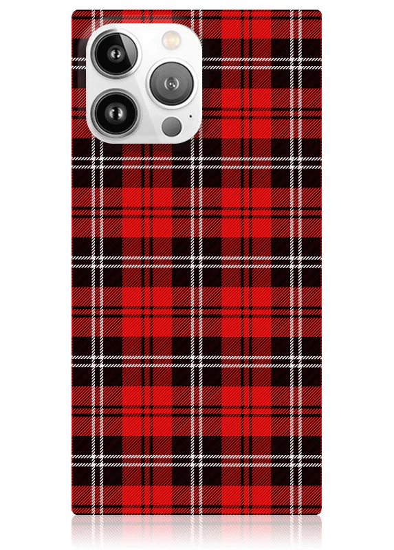 SQUARE® Red Plaid iPhone Case - Image 31