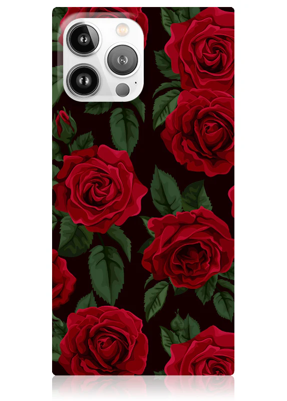 SQUARE® Rose Print iPhone Case - Image 15