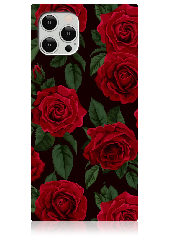 SQUARE® Rose Print iPhone Case - Image 23
