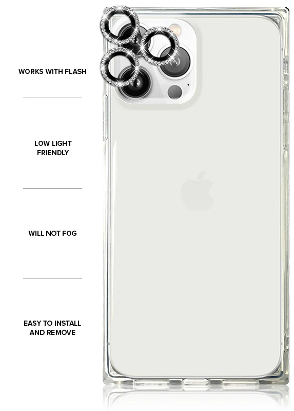 Silver Crystal Camera Lens Protectors - Image 7