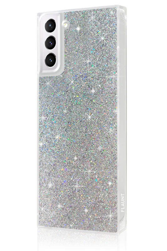 SQUARE® Silver Glitter Galaxy Case - Image 14