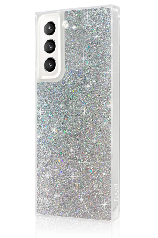 SQUARE® Silver Glitter Galaxy Case - Image 26