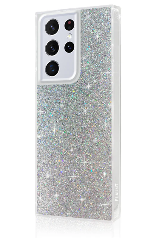 SQUARE® Silver Glitter Galaxy Case - Image 4