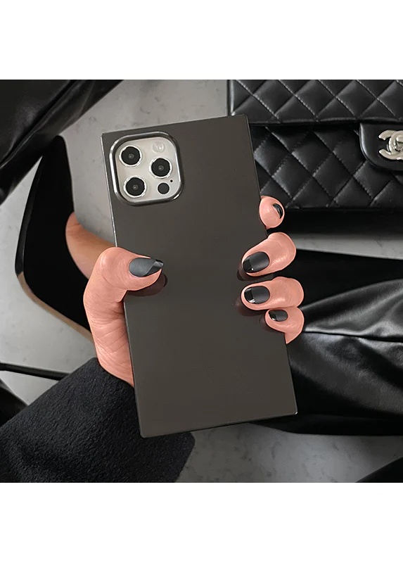 SQUARE® Smokey Black iPhone Case - Image 32