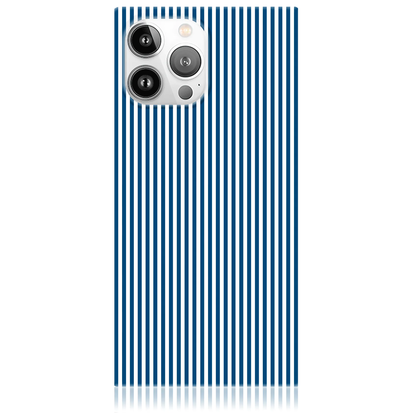 SQUARE® Blue & White Oxford Stripe iPhone Case - Image 23