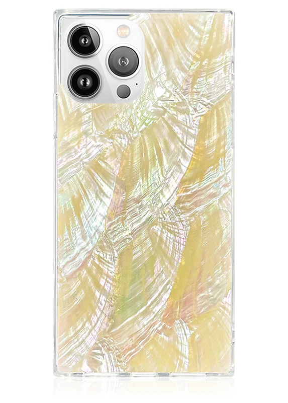 SQUARE® Butter Yellow Mother of Pearl iPhone Case - Image 11