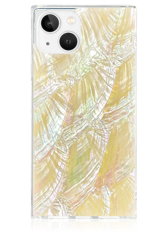 SQUARE® Butter Yellow Mother of Pearl iPhone Case - Image 39