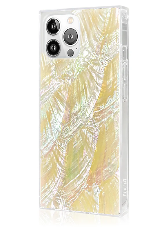 SQUARE® Butter Yellow Mother of Pearl iPhone Case - Image 6