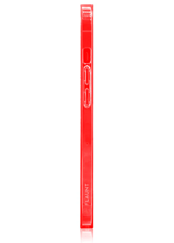 SQUARE® Clear Neon Pink iPhone Case - Image 41