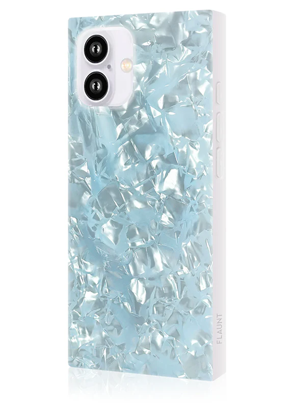 SQUARE® Icy Blue Pearl iPhone Case - Image 12