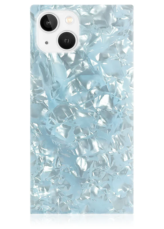 SQUARE® Icy Blue Pearl iPhone Case - Image 23
