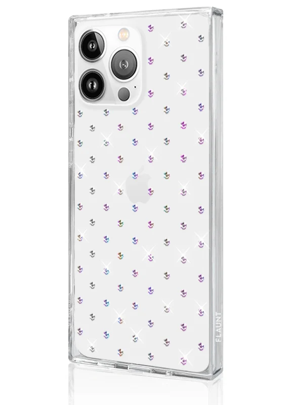 SQUARE® Iridescent Crystal Rhinestone iPhone Case - Image 12