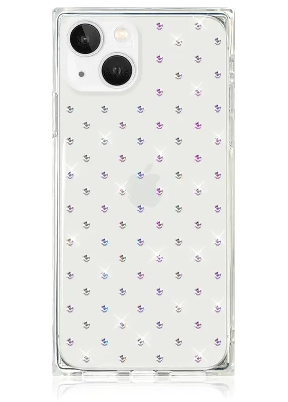 SQUARE® Iridescent Crystal Rhinestone iPhone Case - Image 17