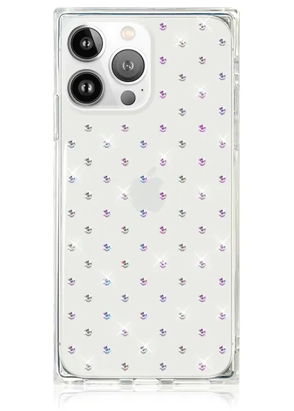 SQUARE® Iridescent Crystal Rhinestone iPhone Case - Image 21