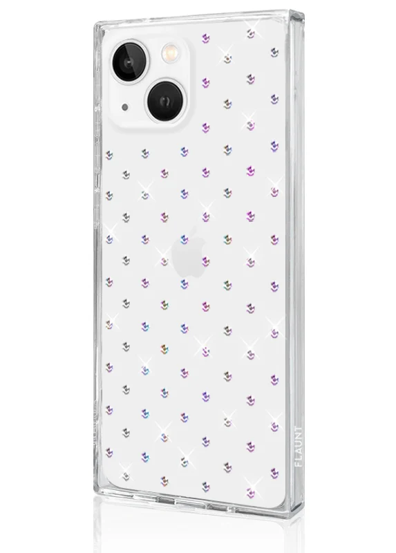 SQUARE® Iridescent Crystal Rhinestone iPhone Case - Image 27