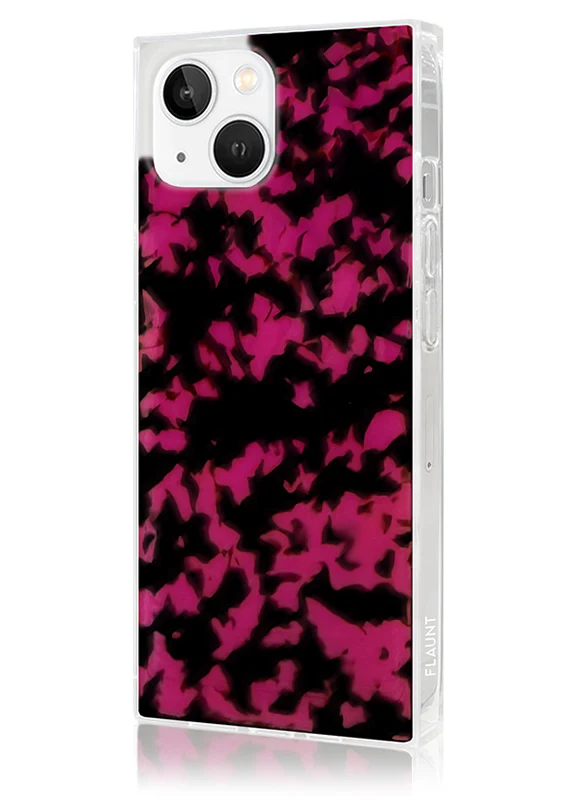 SQUARE® Raspberry Tortoise Shell iPhone Case - Image 6