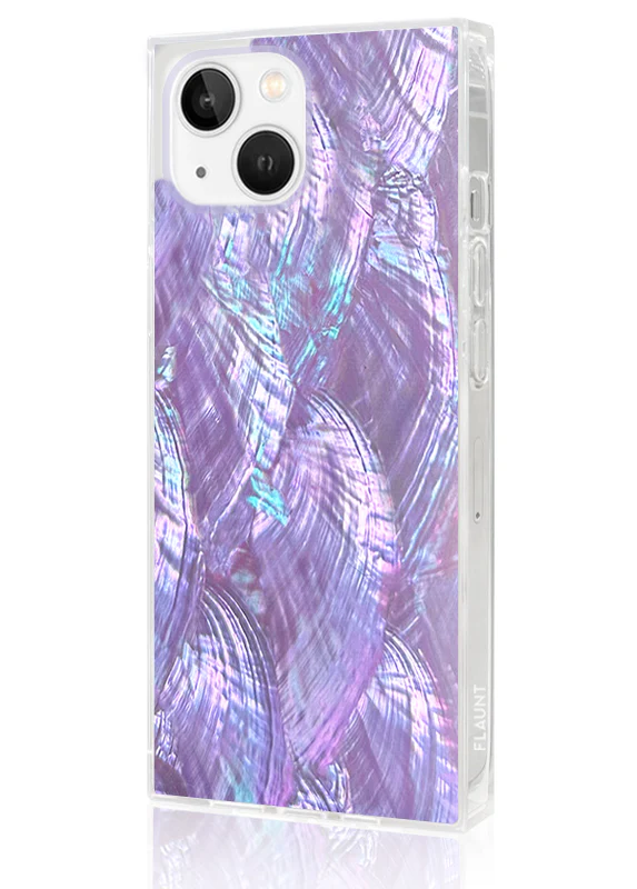 SQUARE® Violet Mother of Pearl iPhone Case - Image 20