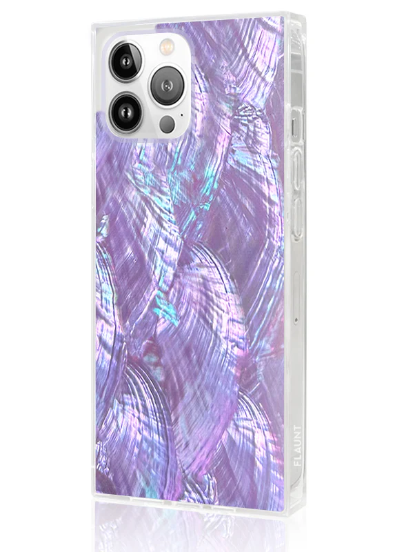 SQUARE® Violet Mother of Pearl iPhone Case - Image 22