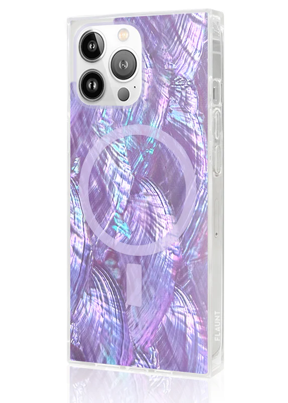 SQUARE® Violet Mother of Pearl iPhone Case - Image 44