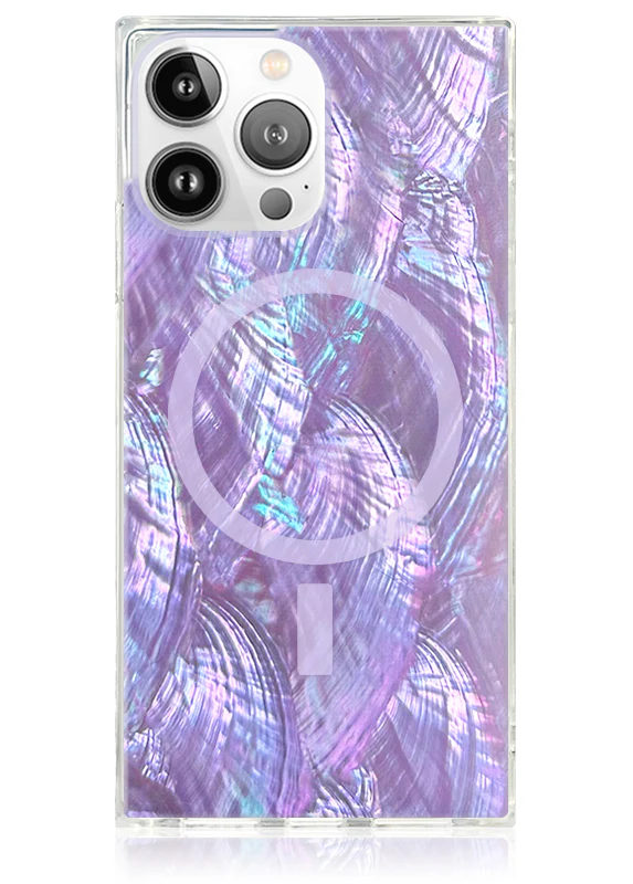 SQUARE® Violet Mother of Pearl iPhone Case - Image 47