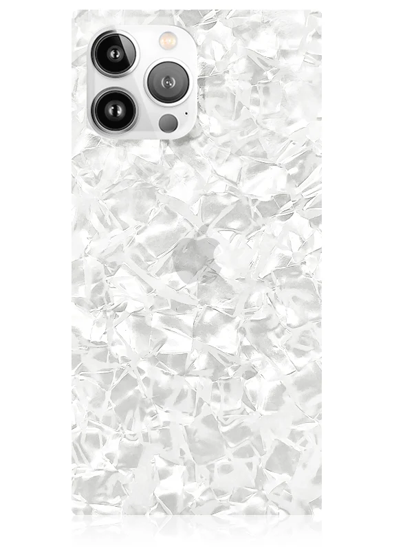 SQUARE® White Pearl iPhone Case - Image 19