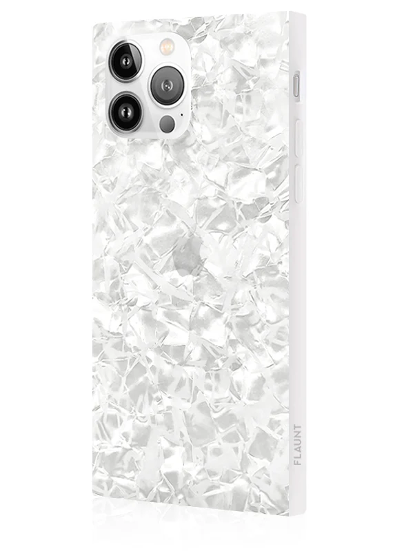 SQUARE® White Pearl iPhone Case - Image 20