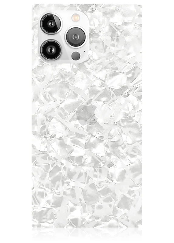 SQUARE® White Pearl iPhone Case - Image 33
