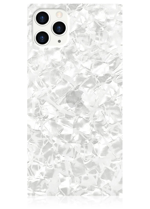 SQUARE® White Pearl iPhone Case - Image 7